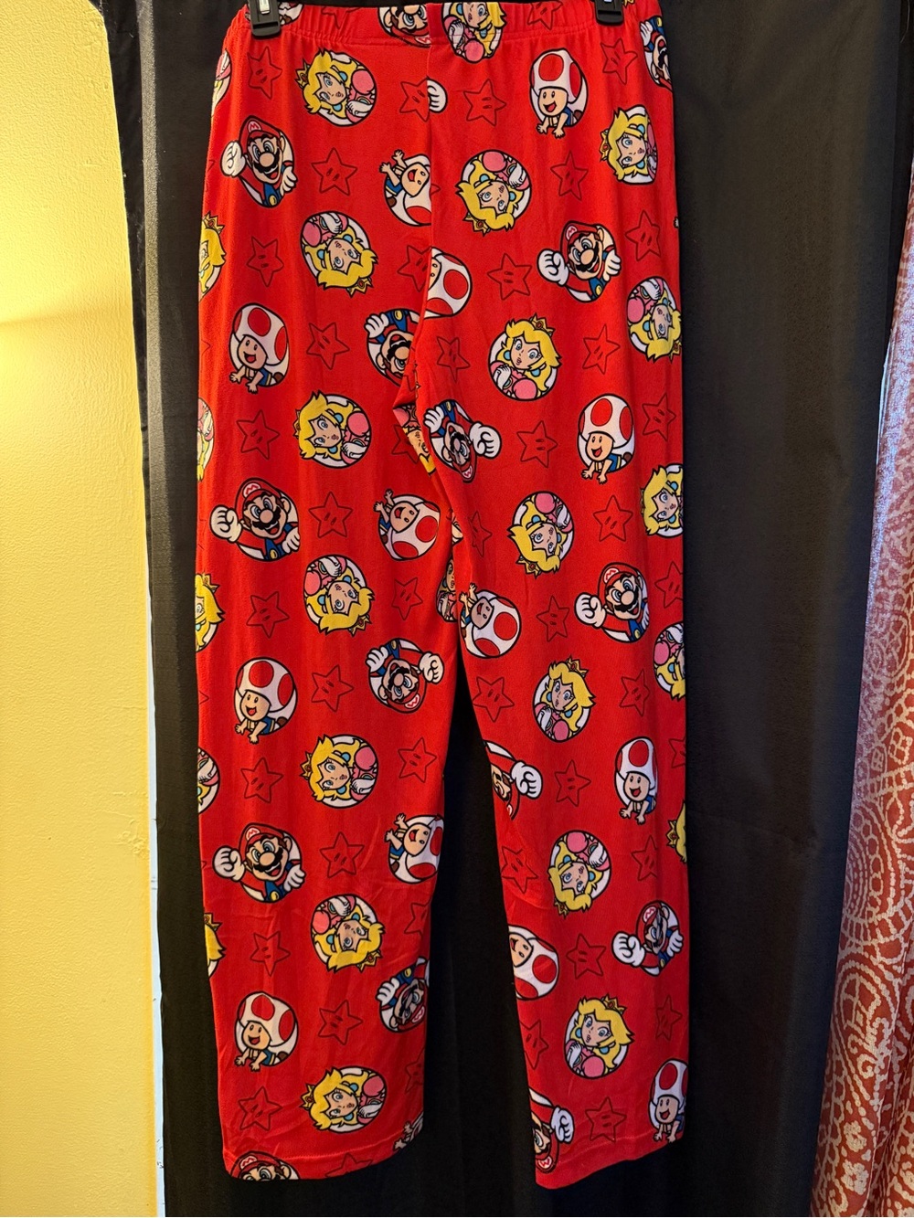 Nintendo Super Mario Red Character Lounge Pants